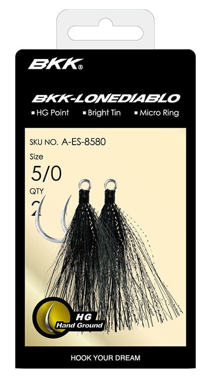 BKK Lone Diablo BT- Black Bucktail Olta İğnesi