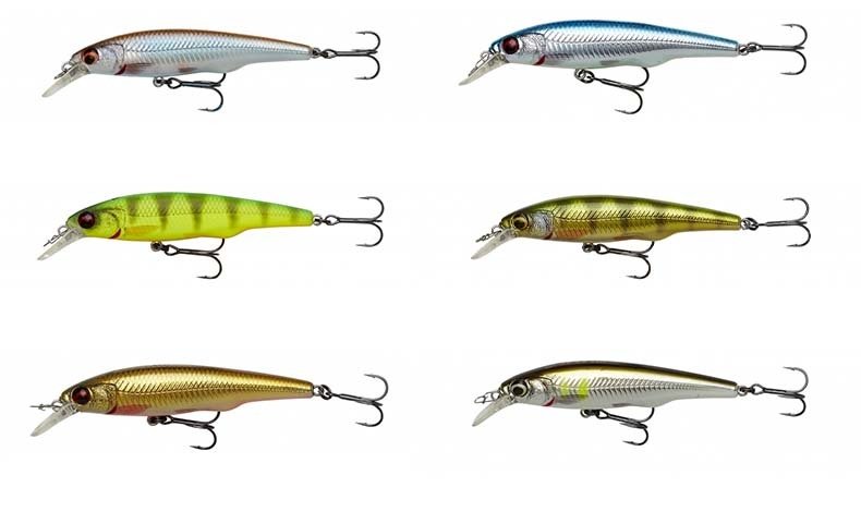 Artificiale Spinning CRISTAL MINNOW FLOATING 90 Mm 7,5 GR Colore Bleeding Ghost Shad