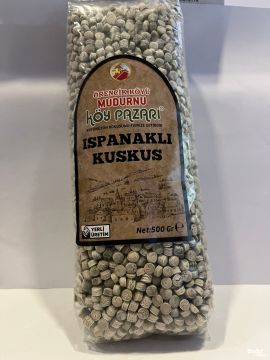 mudurnu köy pazarı ıspanaklı kuskus 500gr