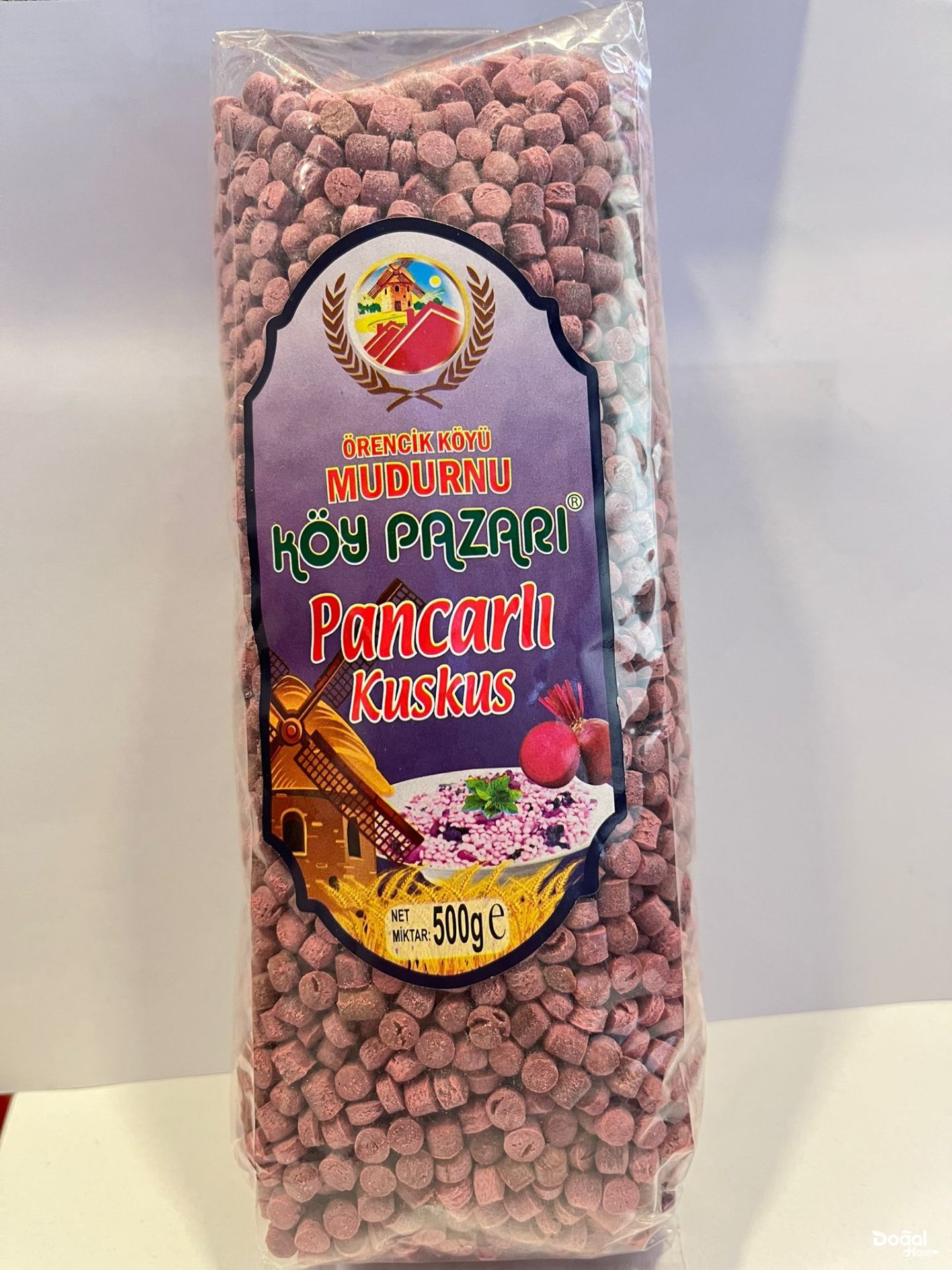 mudurnu köy pazarı pancarlı kuskus 500gr