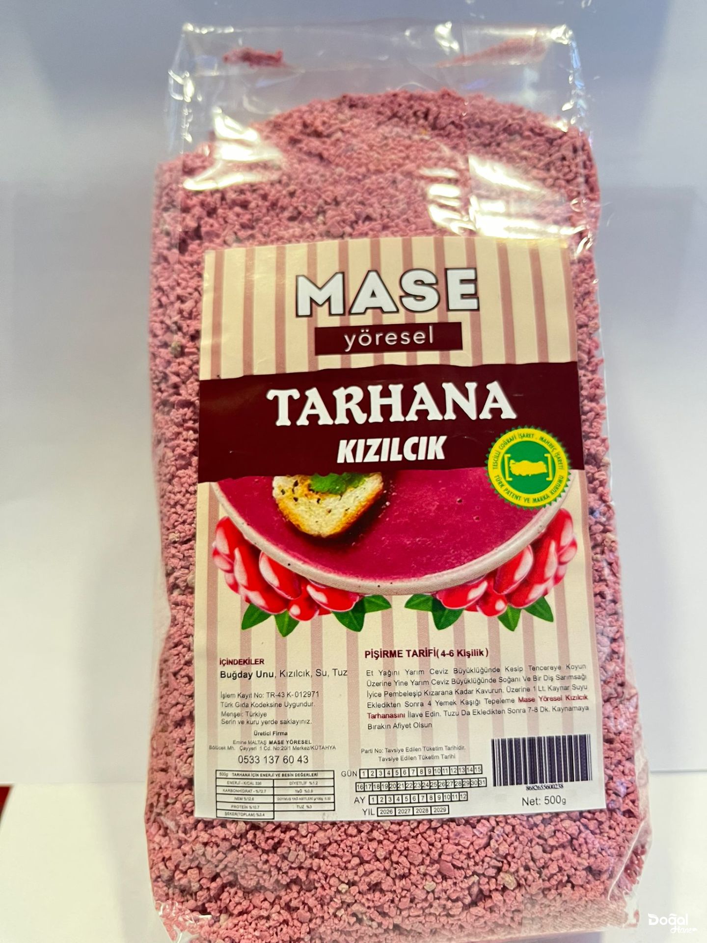mase kızılcık tarhana 500gr