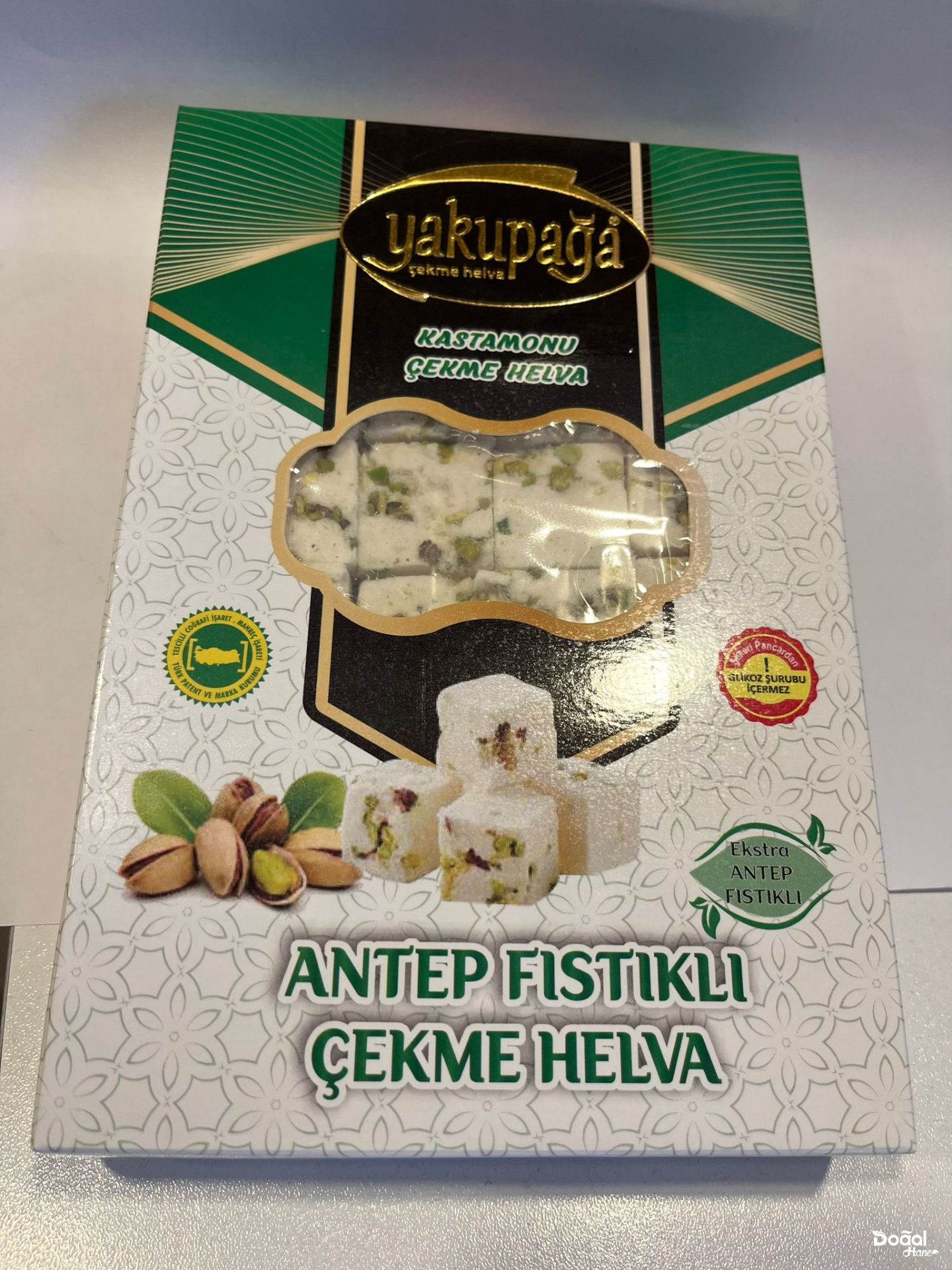 yakupağa antep fıstıklı çekme helva 260gr