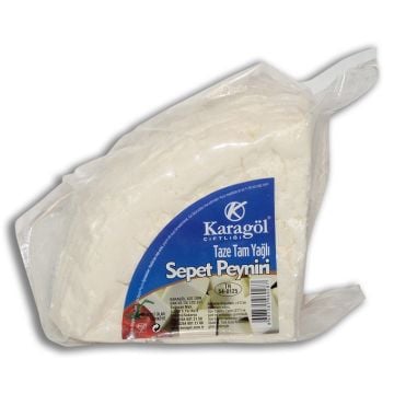 karagöl tam yağlı sepet peyniri 250gr görseli.