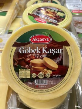 AKÇAOVA GÖBEK KAŞAR PEYNİRİ 500GR görseli.