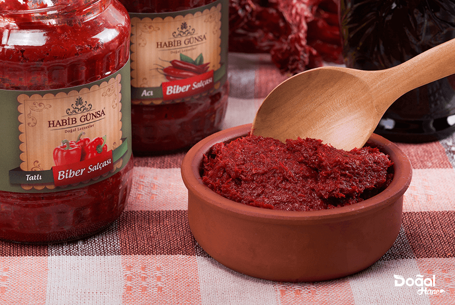 HABİB GÜNSA TATLI BİBER SALÇASI 800GR