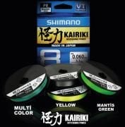 Yeni Shimano Kairiki 8 300mt Mantis Green 0.060mm/5.3kg