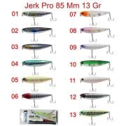 Jerk Pro 8.5cm 13 gr Su üstü Sahte Balık