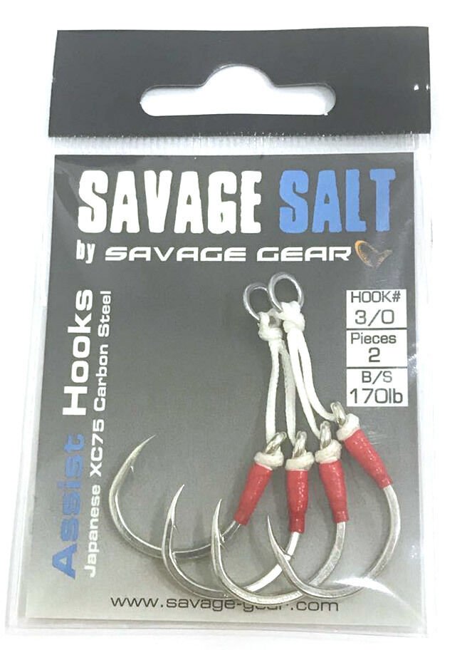 Savage gear Eyed Double Asist Hook 4 Adet