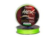 Fujin Hex Braid 8x 50mt Fluo Green PE İP Shock Leader 0.24mm 30LB