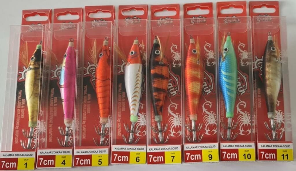 Captain 3015 Zokka Toto Squid 7 cm Kalamar Zokası