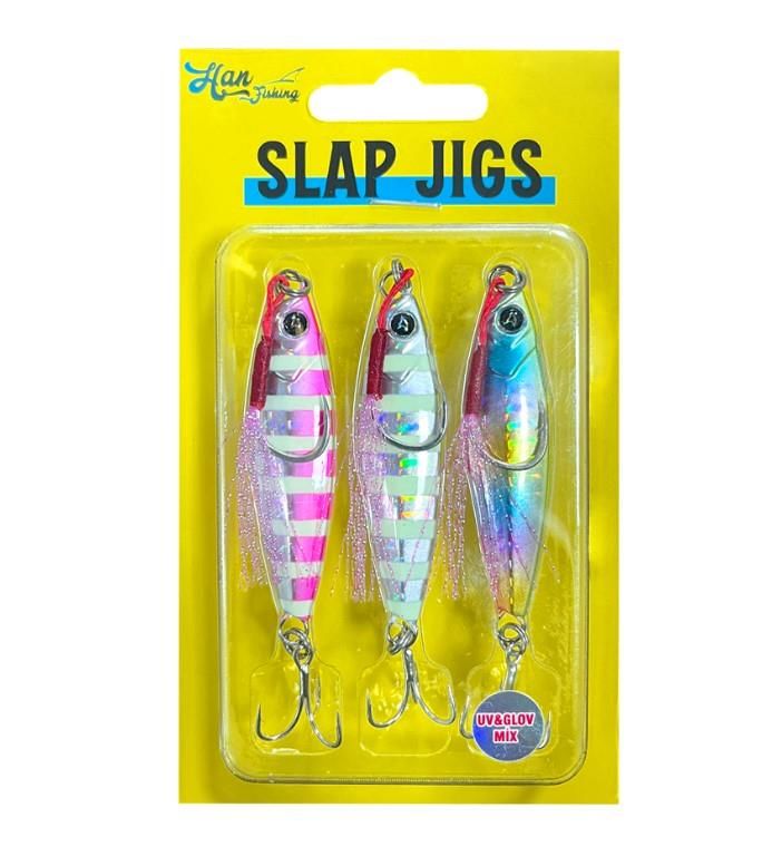 Hanfish Slap Jig  7 gr Uv&Glow Mix