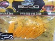 Spro Twin Tail Ring Grub 8.5 cm Cg 6 Pcs