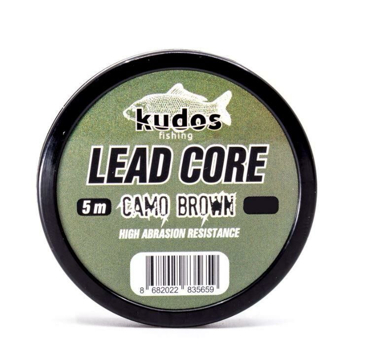 Kudos Lead Core Camo Brown 5m