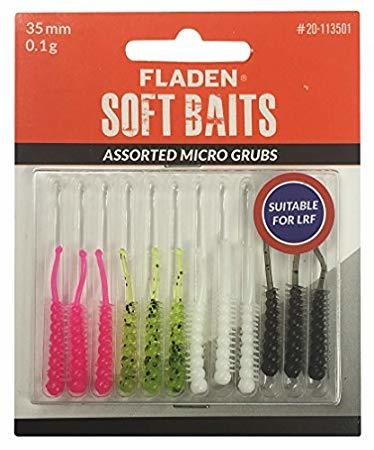 Fladen Paddle Tail Grubs 3.5 cm LRF Silikon Yem