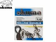 Okuma Rolling Swivels Black Fırdöndü