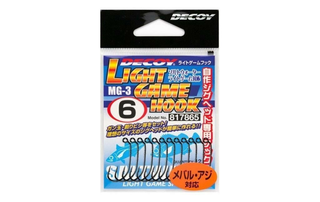 DECOY MG-3 Light Game Hook  No 8 Olta İğnesi