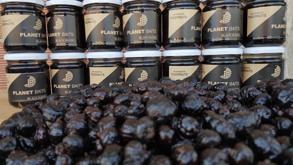 Planet Baits Tiger Nuts Hookbaits Black Mussels