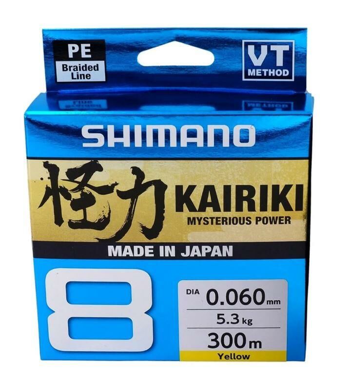 Yeni Shimano Kairiki 8 300mt Yellow 0.10mm/6.5 kg