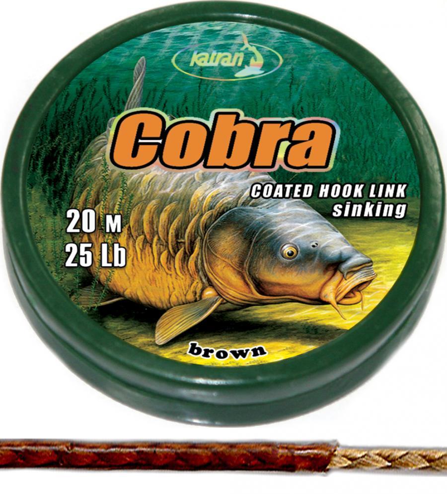 Katran Cobra Brown 20mt 25lb Kaplamalı Köstek İpi