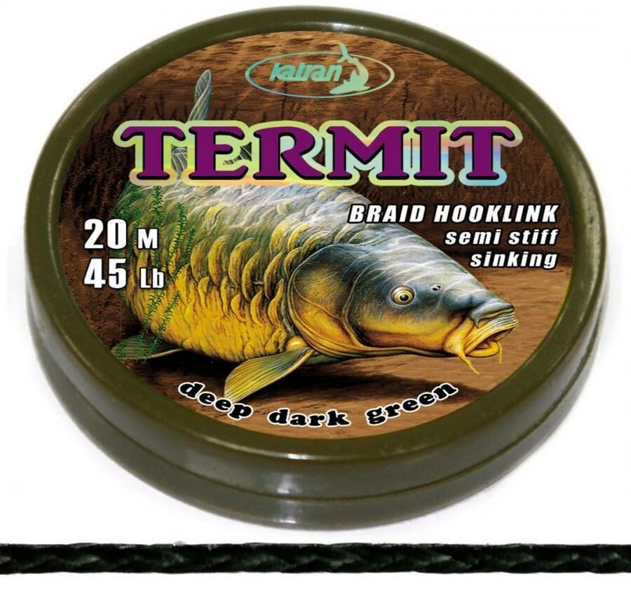 Katran TERMIT Deep Dark Green 20mt 35lb Köstek İpi