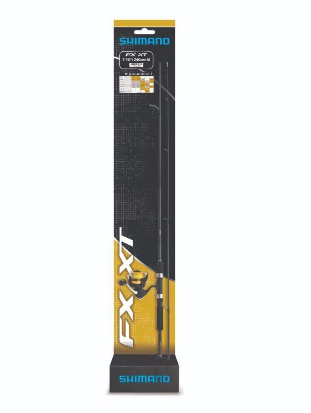 Shimano Combo FX XT 270 MH 14-40g FX  4000 FC Mono 0,33mm
