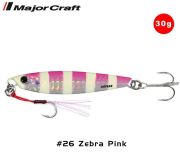 Major Craft Jigpara Short JPS-30gr 70mm #26 Zebra Pink