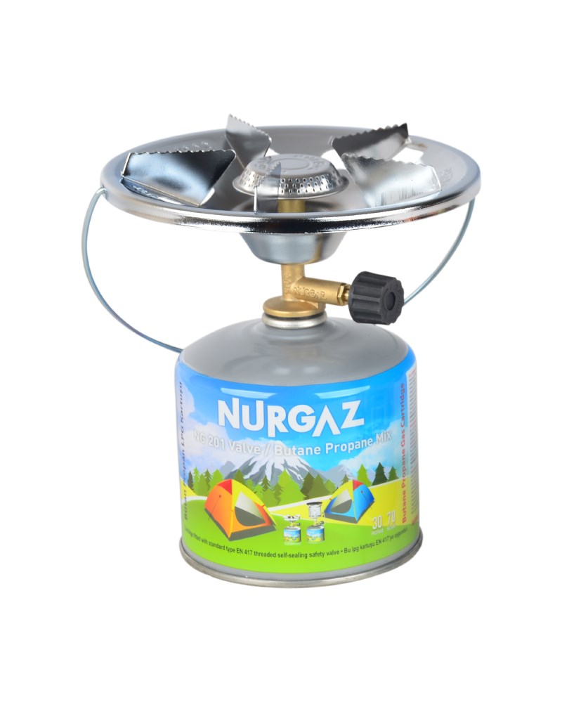 Nurgaz NG076 Olympos Kamp Ocak + 450Gr Kartuş