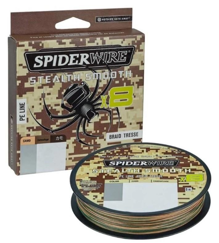 Spider Wire Stealth Smooth8 x8 Pe Braid 150m Camo 0.06mm Lrf Misina