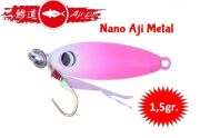 Major Craft Nano Aji Metal 1.5gr 16mm #07 Glow Pink