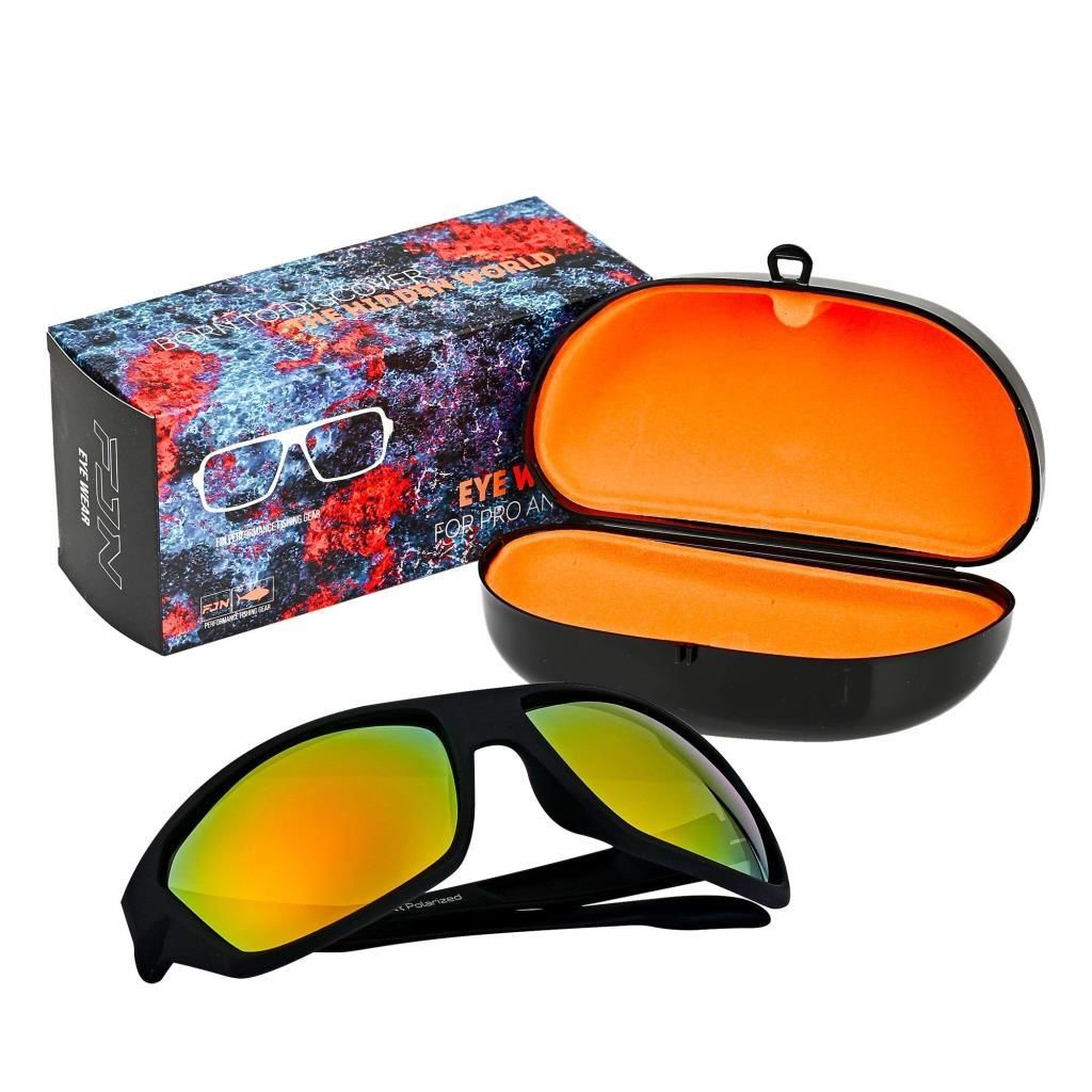 Fujin Pro Angler Polarize Güneş Gözlüğü ( Orange Mat Black )