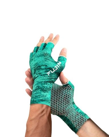 Fujin Pro Angler Summer Gloves Green ( L/ XL )