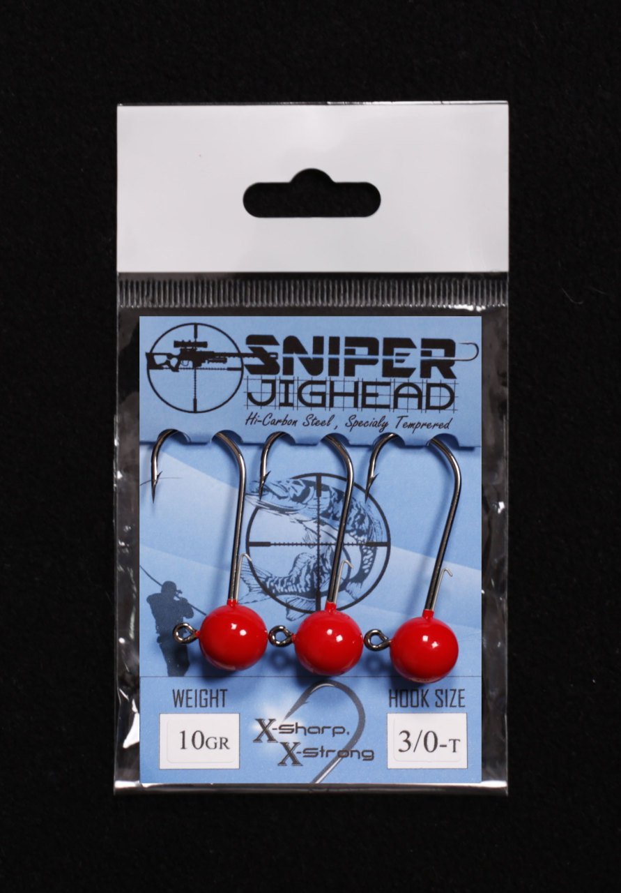 Sniper Telli Jighead Kırmızı Kafa 10gr 3/0 iğne