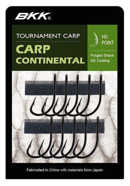 BKK Carp Continental İğne  No 6  10Pcs