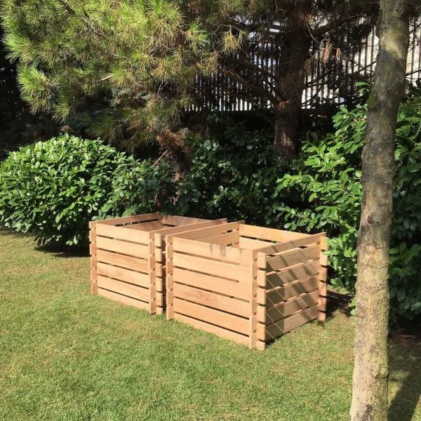 800L SLOT DOWN WOODEN BIN (1ADX2)