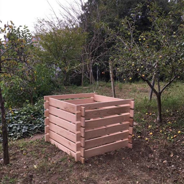 800L SLOT DOWN WOODEN BIN (1ADX2)