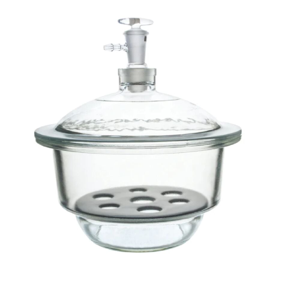 Desiccator - 210 mm - Glass Vacuum Lid - (Vacuum Desiccator)