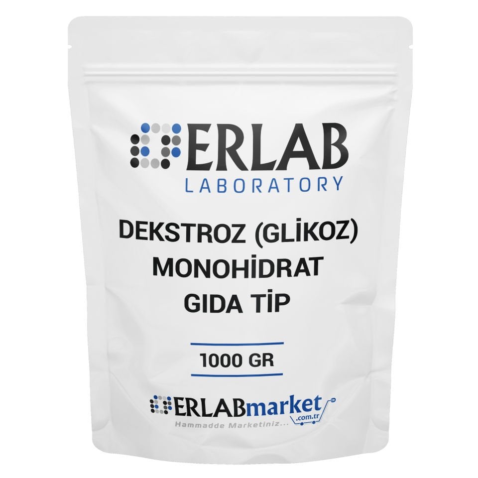 Glikoz Monohidrat - 1 KG Dektroz - Glucose-Monohydrat