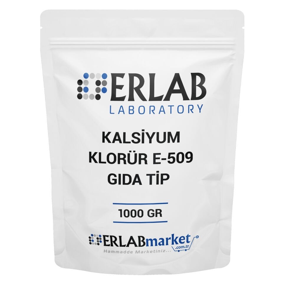 Kalsiyum Klorür GIDA TİP E 509 1 kg - Calcium Chloride Dihydrate Extra Pure