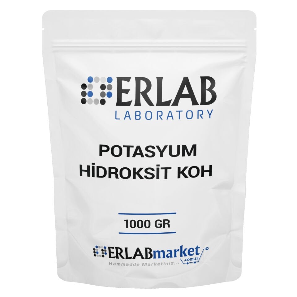 Potasyum Hidroksit 1 KG - Payet KOSTİK - Kaliumhydroxid KOH