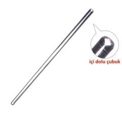 Baget 6x300 mm Cam - Glass Stirring Bar - İçi Dolu Çubuk 5 ad/pkt