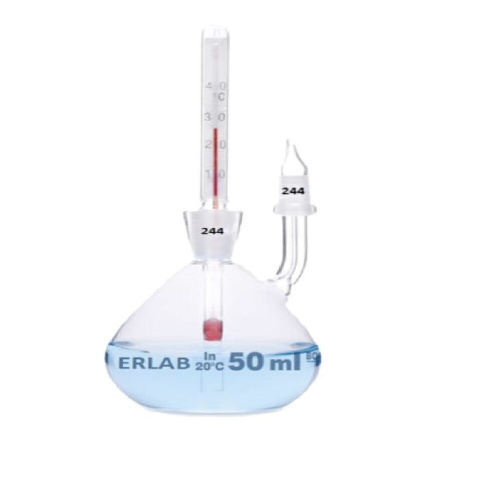 PYCNOMETER WITH THERMOMETER 25 ML