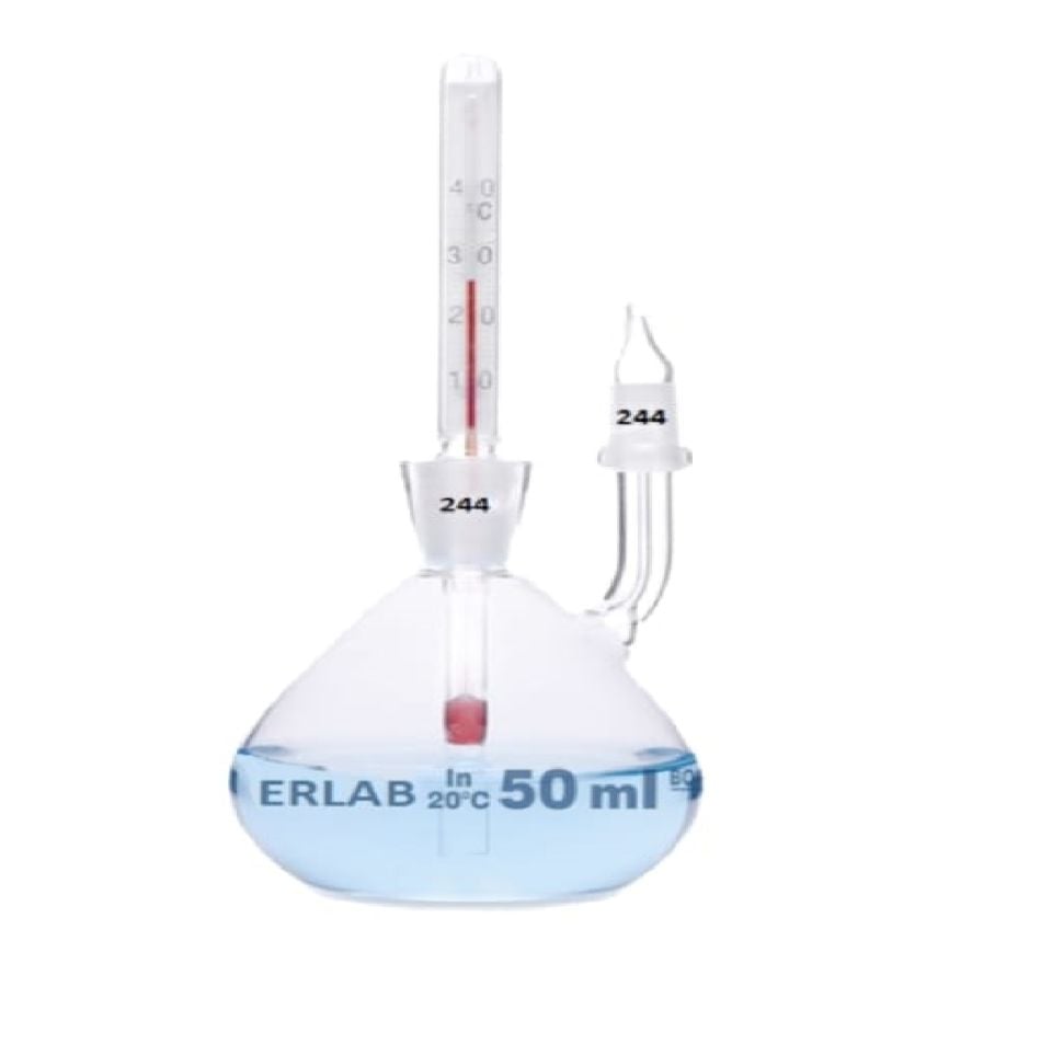 PYCNOMETER WITH THERMOMETER 100 ML