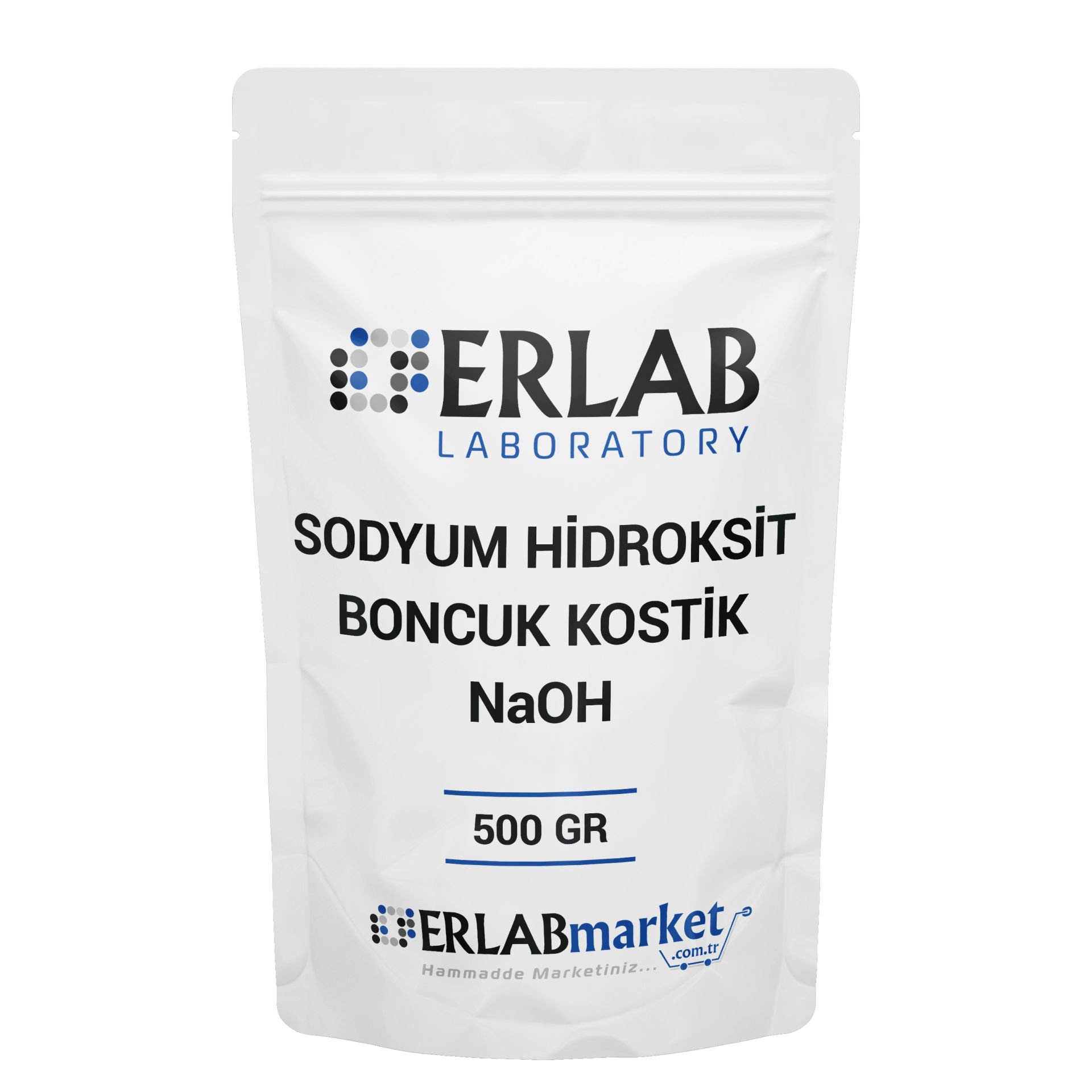 Sodyum Hidroksit Boncuk kostik 500 GRAM - Kostik - Sodium Hydroxide