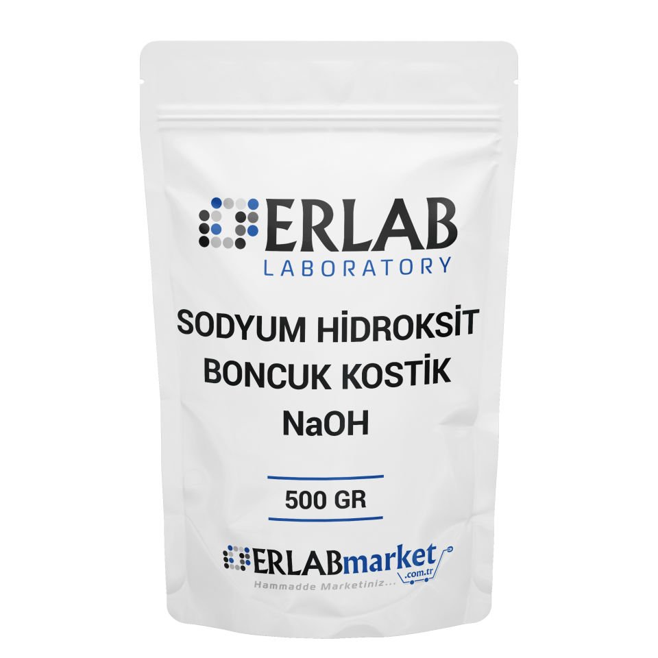 Sodyum Hidroksit Boncuk kostik 500 GRAMM - Kostik - Natriumhydroxid
