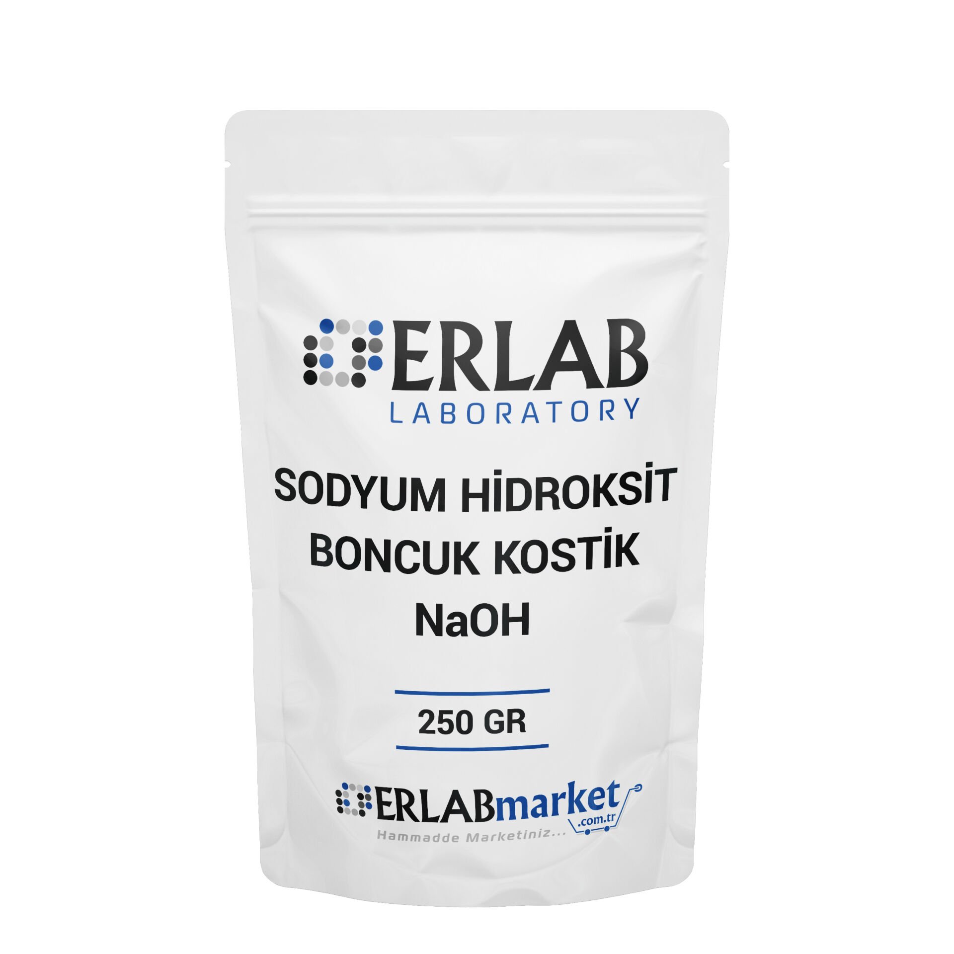 Sodyum Hidroksit Boncuk kostik 250 GRAM - Kostik - Sodium Hydroxide