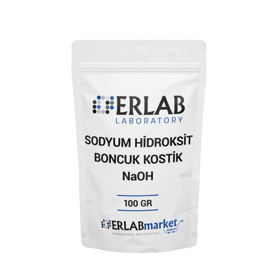 Sodyum Hidroksit Boncuk kostik 100 GRAM - Kostik - Sodium Hydroxide