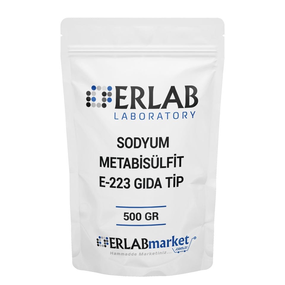 Sodyum Metabisülfit – 500 GRAMM – Natriummetabisulfit – E223 – Natriumdisulfit – Na2S2O5
