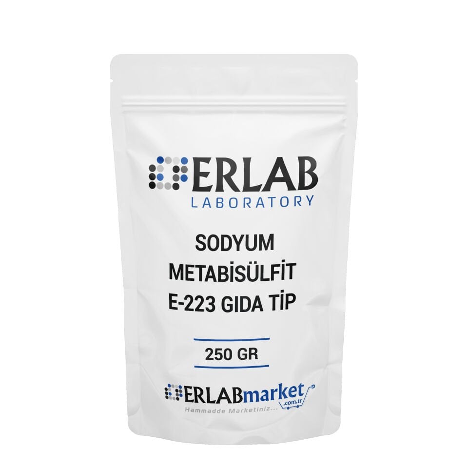 Sodyum Metabisülfit - 250 GRAM - Sodium Metabisulfite - E223 - Sodium disulfite - Na2S2O5