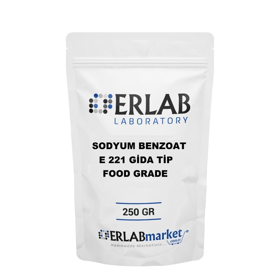 SODYUM BENZOAT E221 GIDA TİP  250 GRAM FOOD GRADE