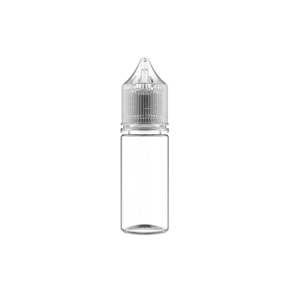 Liquid Bottle Gorilla 30 ml Transparent Bottle with Transparent Cap 10 pcs